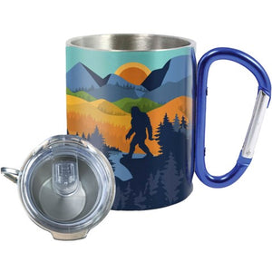 Bigfoot Scene Carabiner Mug