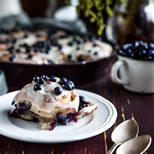 Blueberry Cinnamon Bun Jar Candle