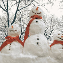 Snowman Village Jar Candle