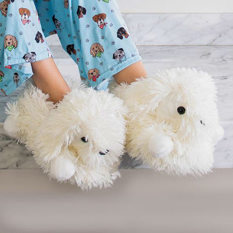 Shaggy Puppy Slippers