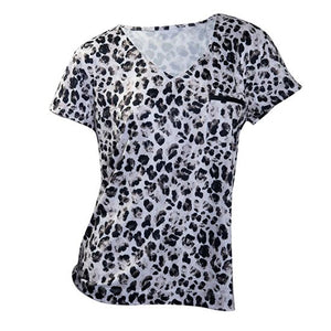 Uptown Leopard V-Neck Sleep Shirt