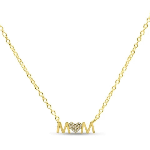 MOM HEART NECKLACE