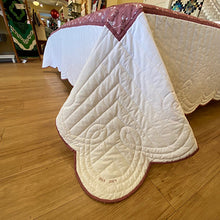 Pink & White Lone Star in Commons King Quilt