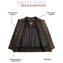 Raider Men's Motorcycle Leather Jacket