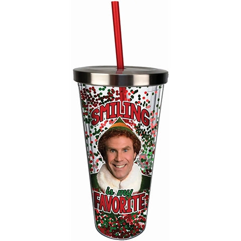 Elf Smiling Glitter Cup