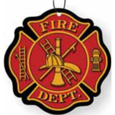 Fire Department Logo Air Freshener