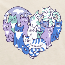 Heart Of Cats V-Neck T-Shirt