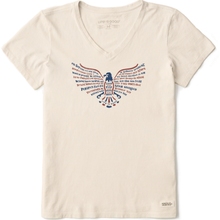 Star Spangled Eagle V-Neck T-Shirt