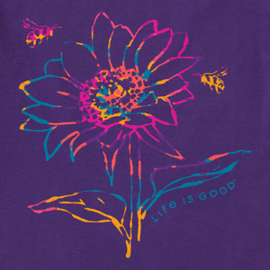 Tie Dye Sunflower Bee T-Shirt