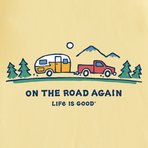 On The Road Again Trailer V-Neck T-Shirt