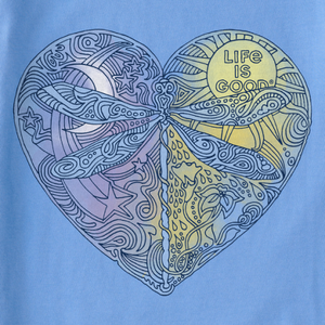 Dragonfly Heart V-Neck T-Shirt