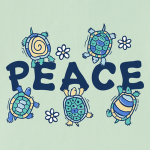 Peace Turtles V-Neck T-Shirt