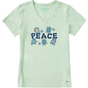 Peace Turtles V-Neck T-Shirt