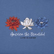 America The Beautiful Lotus Long Sleeve T-Shirt