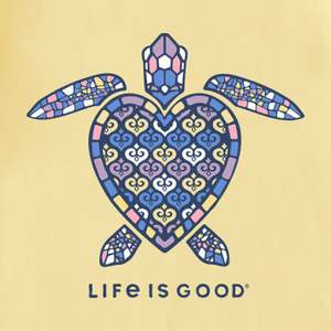 Mandala Heart Turtle Hooded T-Shirt