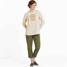 Sunflower Sketch Hooded Tunic