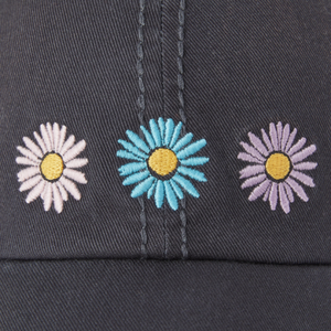 3 Painted Daisies Sunwashed Hat