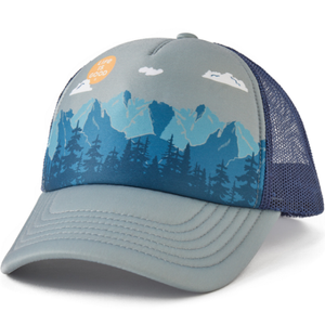 Forest Mountain Scene Trucker Hat