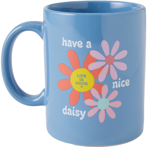 Groovy Have a Nice Daisy Jake's Mug