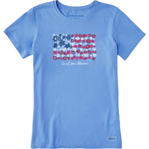 Count Your Blossoms USA Flag T-Shirt