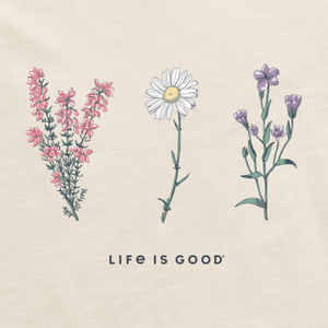 Detailed Wildflowers Longsleeve T-Shirt