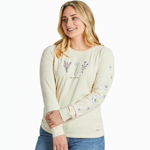 Detailed Wildflowers Longsleeve T-Shirt