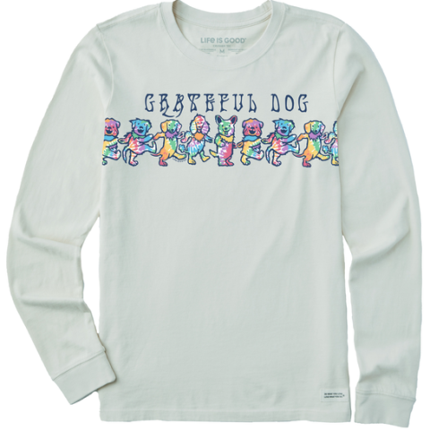 Tie Dye Grateful Dogs Longsleeve T-Shirt