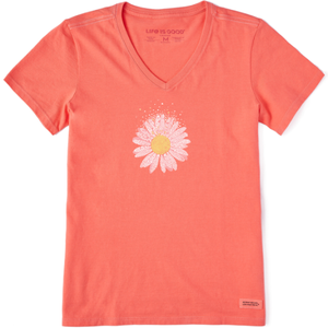 Flower Of Hearts V-Neck T-Shirt