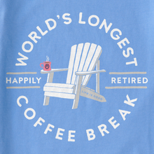 World's Longest Coffee Break V-Neck T-Shirt