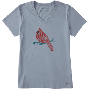 Tribal Cardinal V-Neck T-Shirt