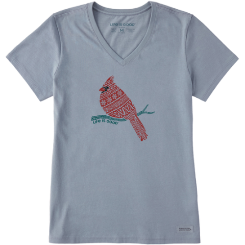 Tribal Cardinal V-Neck T-Shirt