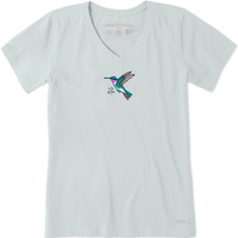 Vintage Hummingbird V-Neck T-Shirt