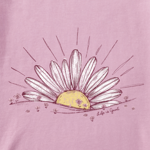 Dreamy Sunrise Daisy V-Neck T-Shirt