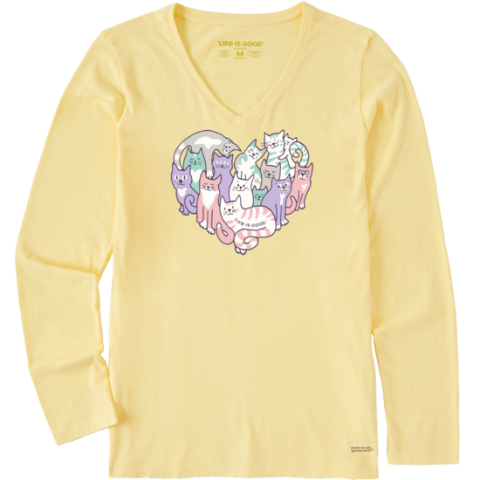 Heart Of Cats Longsleeve T-Shirt