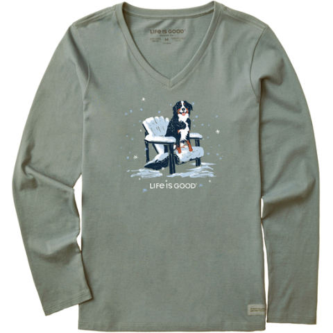 Snow Adirondack Bernese Long Sleeve V-Neck