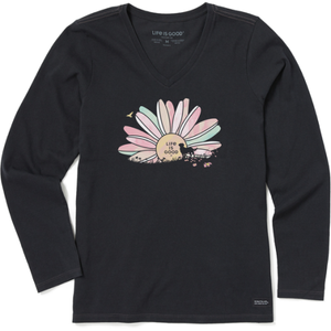 Washy Daisy Dog Long Sleeve T-Shirt