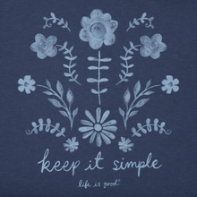 Watercolor Keep It Simple Long Sleeve T-Shirt