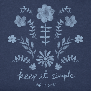 Watercolor Keep It Simple Long Sleeve T-Shirt