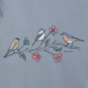 Dreamy Three Birds Longsleeve T-Shirt