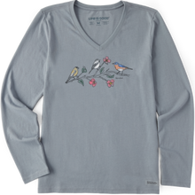 Dreamy Three Birds Longsleeve T-Shirt