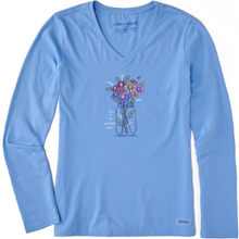 Rainbow Love Daisies Longsleeve T-Shirt