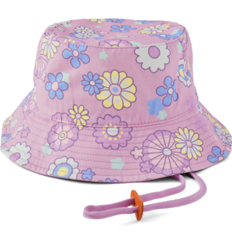 Wild Flower Pattern Bucket Hat