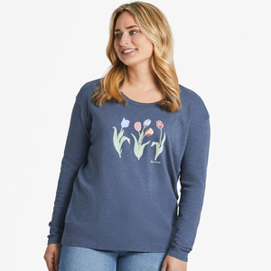 3 Genuine Tulips Longsleeve T-Shirt