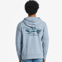 Fish More Truck Fleece Zip Hoodie