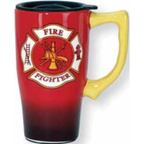 Fire Fighter Travel Mug