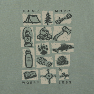 Woodcut Camp More T-Shirt