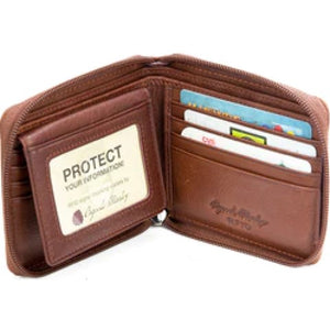 Zipper Passcase Wallet