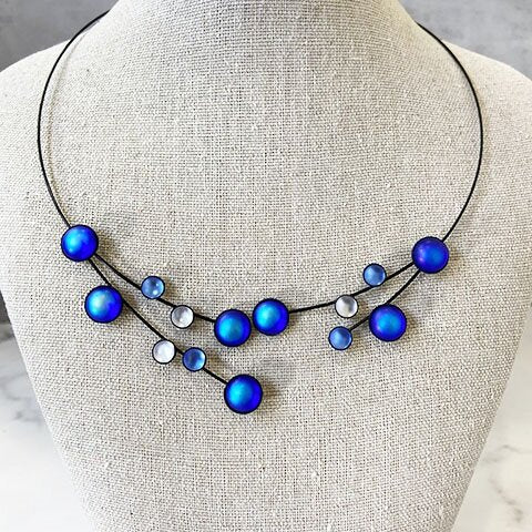 Water Droplets Necklace