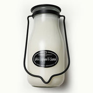 White Driftwood Milkbottle Candles