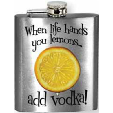 Life Hands You Lemons Flask